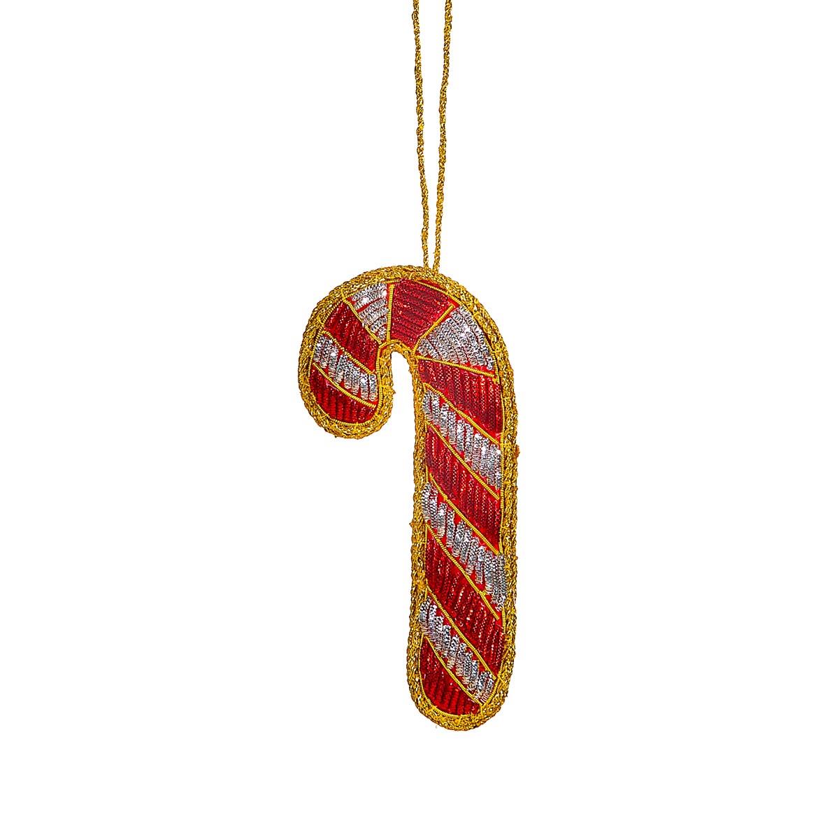 Sass & Belle Candy Cane Zari Decoration